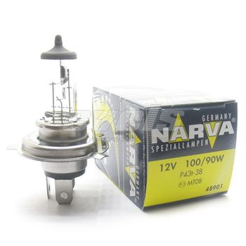 Лампа "NARVA" 12v Н4 100/90W (P43t) Rally-тип (кор. 1шт.)