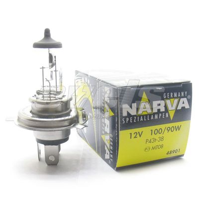 Лампа "NARVA" 12v Н4 100/90W (P43t) Rally-тип (кор. 1шт.) — основное фото