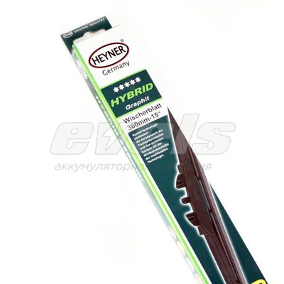 Щетка стеклоочистителя гибридно-бескаркасная "HEYNER" "HYBRID" 380мм-15" 1шт — фото №2
